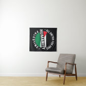 Vrij Palestina Wandkleed (In Situ (horizontaal))