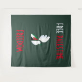 Vrij Palestina Wandkleed (Voorkant (horizontaal))