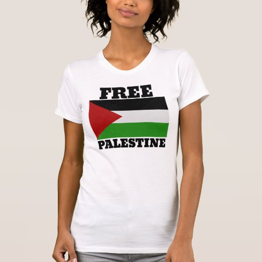 Vrij palestine t-shirt (Voorkant)