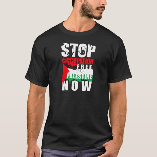 Vrij Palestine T-Shirt (Voorkant)