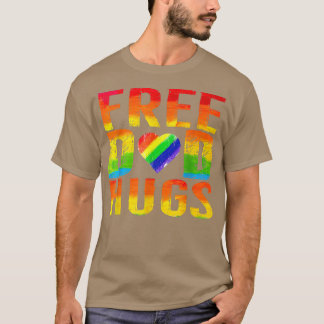 Vrij pap hugs LGBT Pride Awarenes Month Parades Ra T-shirt