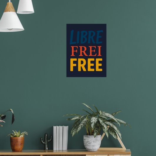 Vrij Poster (Woonkamer 1)