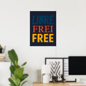 Vrij Poster (Thuiskantoor)
