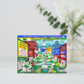 Vrij PT Briefkaart (Staand voorkant)