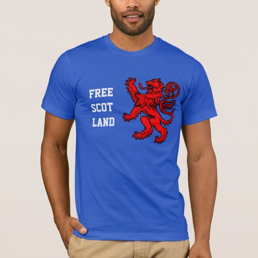 VRIJ SCOTLAND! T-SHIRT (Voorkant)