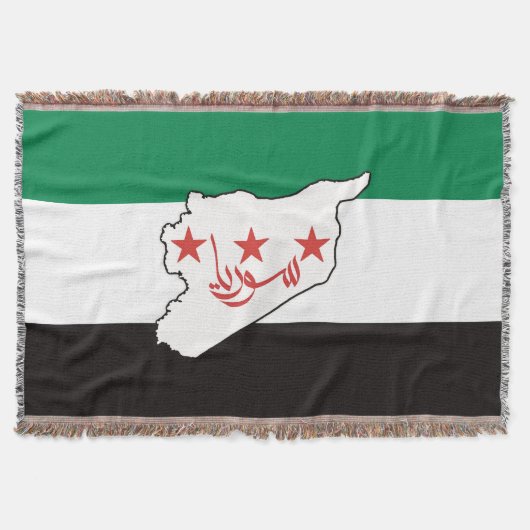 Vrij Syrië سورية حرة Deken (Voorkant)