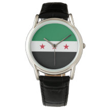 Vrij Syrië Vlag Horloge