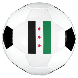 Vrij Syrië Voetbal vlag