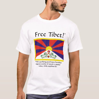 Vrij Tibet (met in aanmerking komende aankoop) T-shirt