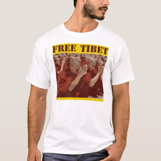 Vrij Tibet T-shirt (Voorkant)