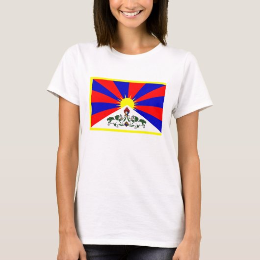 Vrij Tibet T-shirt (Voorkant)