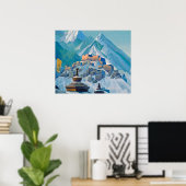 Vrij Tibetaans poster (Thuiskantoor)