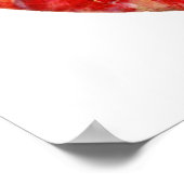 VRIJ VAN DE STROMEN, rode gele witte bruine Fantas Poster (Hoek)