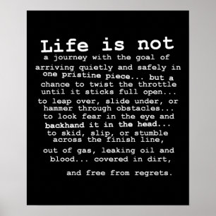 Vrij van het Poster Dirt Bike Motocross