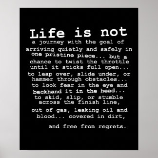 Vrij van het Poster Dirt Bike Motocross