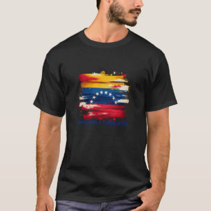 Vrij Venezuela 2026 Vlagontwerp voor Nationale Tro T-shirt