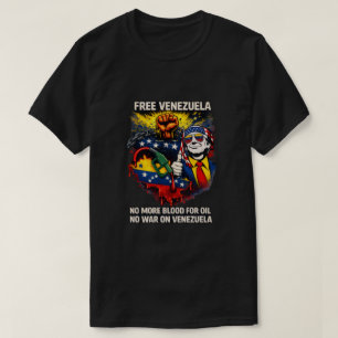 Vrij Venezuela – Anti-Oorlog Protest T-Shirt