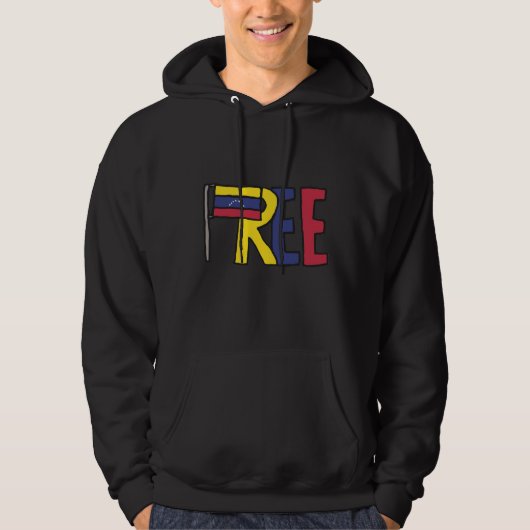 Vrij Venezuela Hoodie (Voorkant)