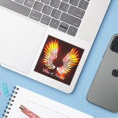 Vrij verkeer sticker (Laptop met iPhone)