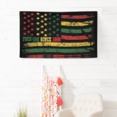  Vrij-vis sinds 1865 juni 1985 Spandoek (Insitu)