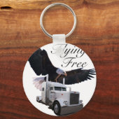 Vrij vliegen sleutelhanger (Voorkant)