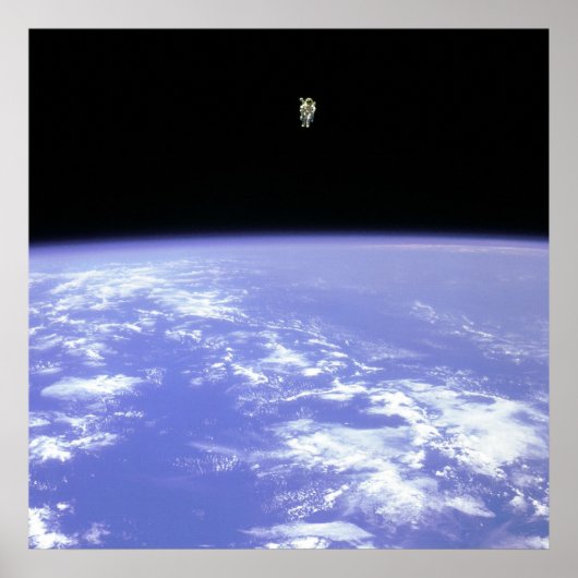 Vrij vliegende astronaut poster (Voorkant)