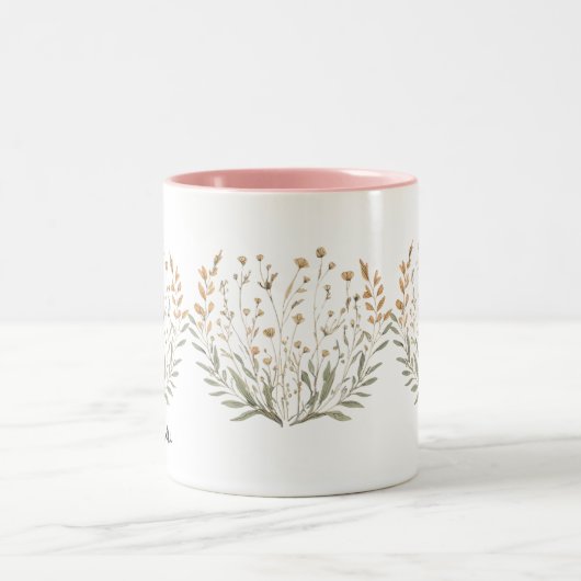 Vrij, wild en mooi: Floral Boho Mok (Center)