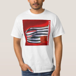 vrij wit t-shirt