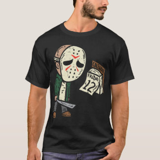 Vrijdag 12e Funny Halloween Horror Movie Humor T-shirt