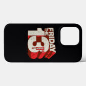 Vrijdag 13 | 3D-gestapelde bloeding Case-Mate iPhone Case (Achterkant (horizontaal))