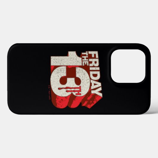 Vrijdag 13 | 3D-gestapelde bloeding Case-Mate iPhone Case (Achterkant (horizontaal))