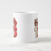 Vrijdag 13 | 3D-gestapelde bloeding Extra Grote Beker (Voorkant)