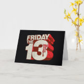 Vrijdag 13 | 3D-gestapelde bloeding Kaart (Gele Bloem)