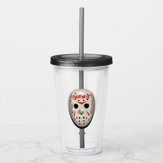 Vrijdag 13 | Hockey Mask Graphic Acryl Drinkbeker (Voorkant)