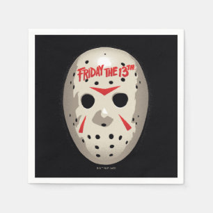 Vrijdag 13 Hockey Mask Graphic Servet