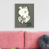 Vrijdag 13 | Jason Voorhees Burlap Sack Canvas Afdruk (Insitu (Woonkamer))