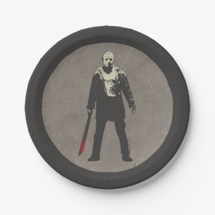 Vrijdag 13 Jason Voorhees Character Art Papieren Bordje