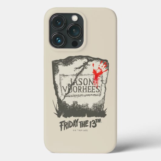 Vrijdag 13 | Jason Voorhees Headstone Case-Mate iPhone Case (Achterkant)