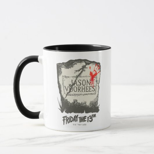 Vrijdag 13 | Jason Voorhees Headstone Mok (Links)