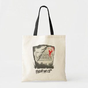 Vrijdag 13 Jason Voorhees Headstone Tote Bag