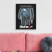 Vrijdag 13 | Silhouette Camp Theatrical Art Canvas Afdruk (Insitu (Woonkamer))