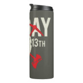 Vrijdag 13 | Wapens kruiskopmasker Thermosbeker (Geroteerd rechts)