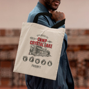 Vrijdag 13 Welkom in het meer van Camp Crystal Tote Bag