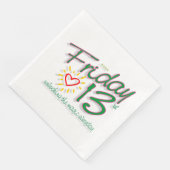 Vrijdag 13e servet (Hoek)