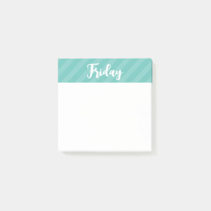 Vrijdag - Dagen van de Week - Post It Notes