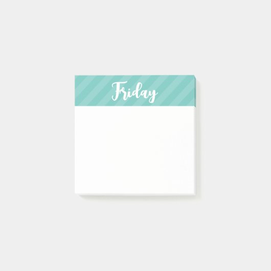 Vrijdag - Dagen van de Week - Post It Notes (Voorkant)