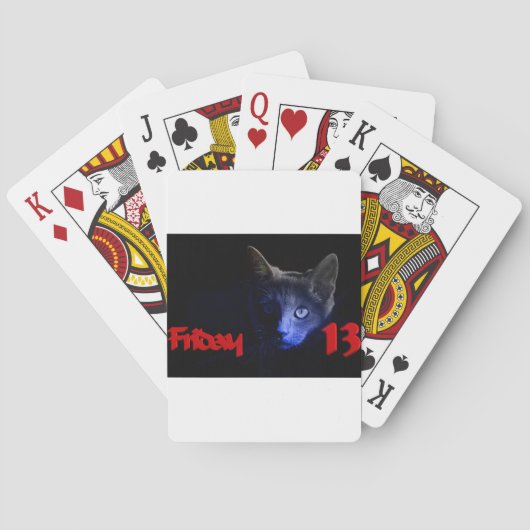 vrijdag de 13de pokerkaarten (Achterkant)