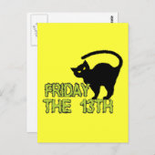 Vrijdag De 13de - Slechte Luck Day Superstition Briefkaart (Voorkant / Achterkant)