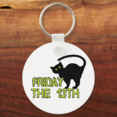 Vrijdag De 13de - Slechte Luck Day Superstition Sleutelhanger (Voorkant)