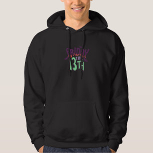 Vrijdag De 13de woordvoerder Slechte Luck Supersti Hoodie